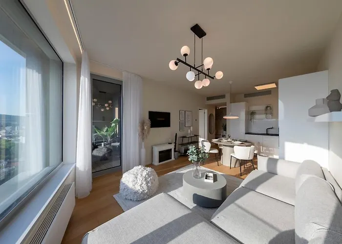 Apartmán Ah Sky Park 1a - Castle View Free Parking *