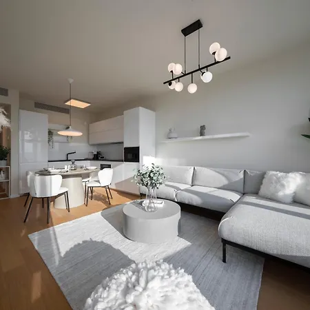 Ah Sky Park 1a - Castle View Free Parking Апартаменти Братислава